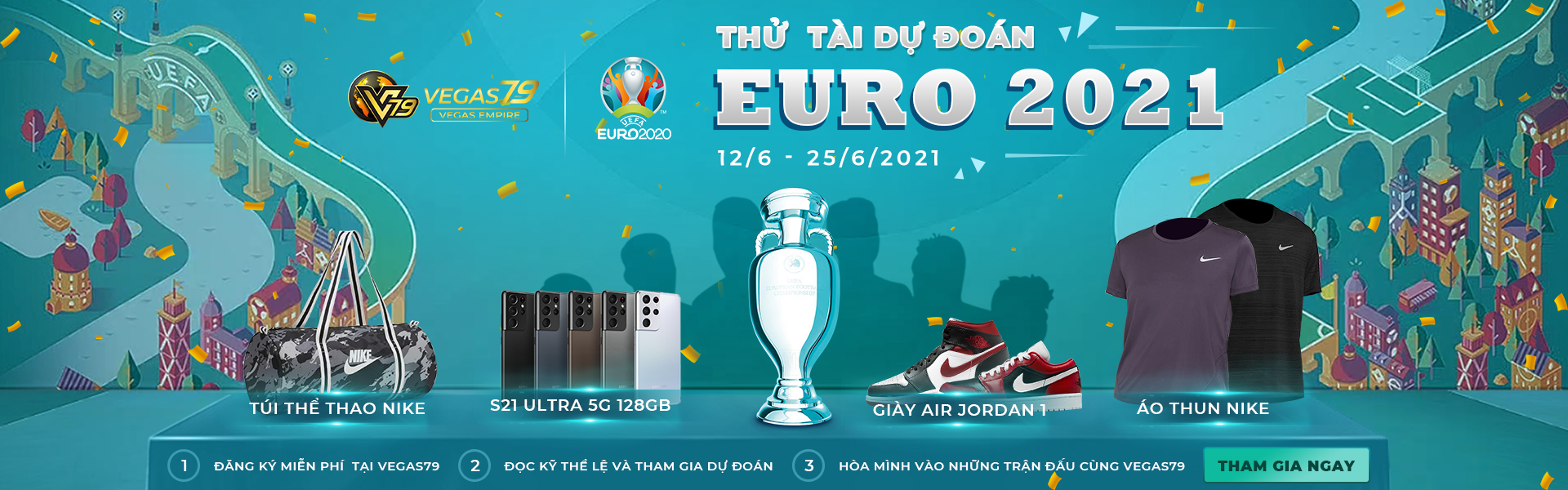 Banner EURO - Vegas79 Empire -Thiên Đường Giải Trí Bùng Nổ Hè 2024